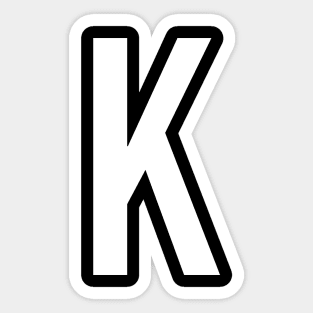 K Sticker